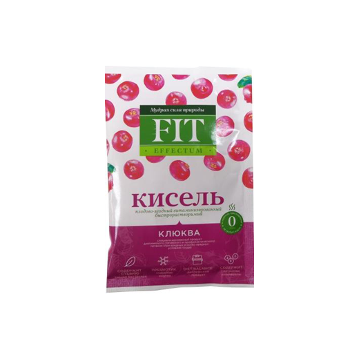 Кисель  Fit Effectum клюква, 30г