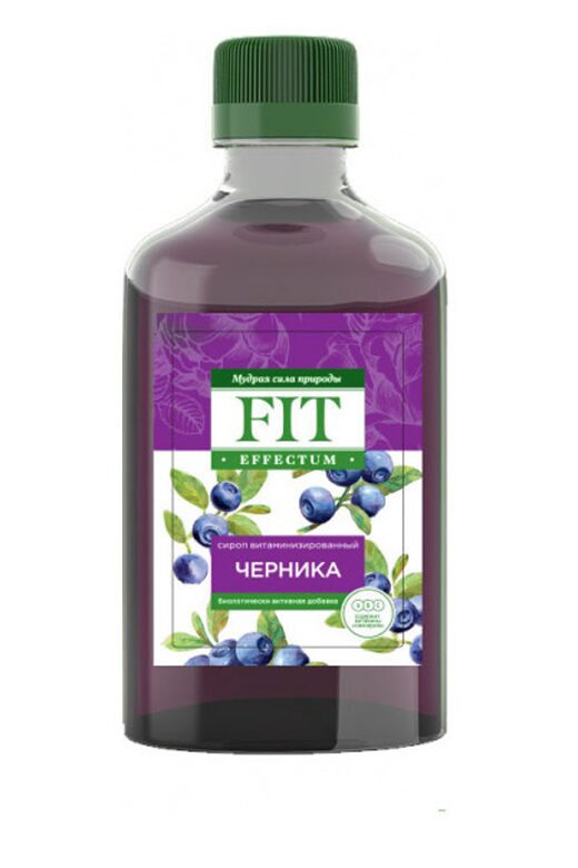 Сироп Fit Effectum, черника, 250мл